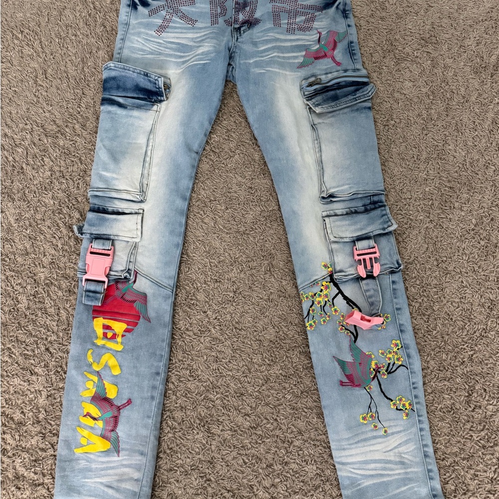 Stylish Embroidered Women Jeans